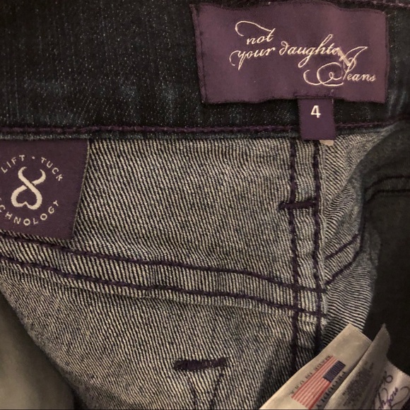 NYDJ dark blue crops size 4 - Picture 5 of 6